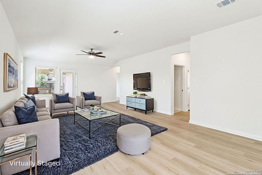 Furnished interior view inside a new home in Lark Canyon, New Braunfels (Image 13).