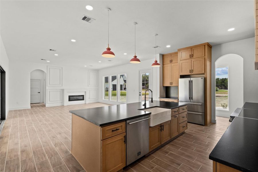 Furnished interior view inside a new home in , Alvin (Image 10).