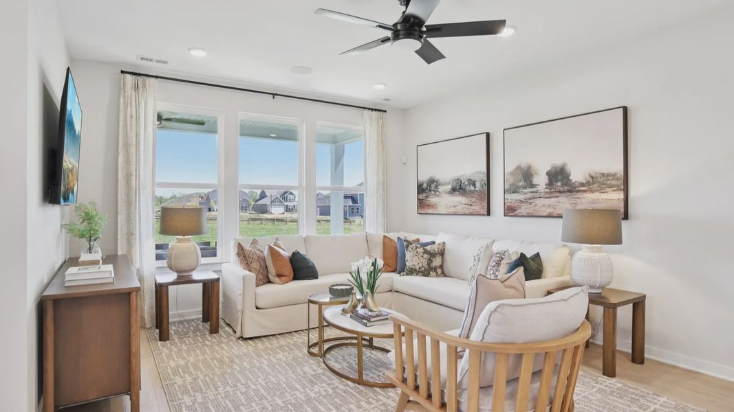 Furnished interior view inside a new home in Cottages of Bearwood, Mount Pleasant (Image 7).