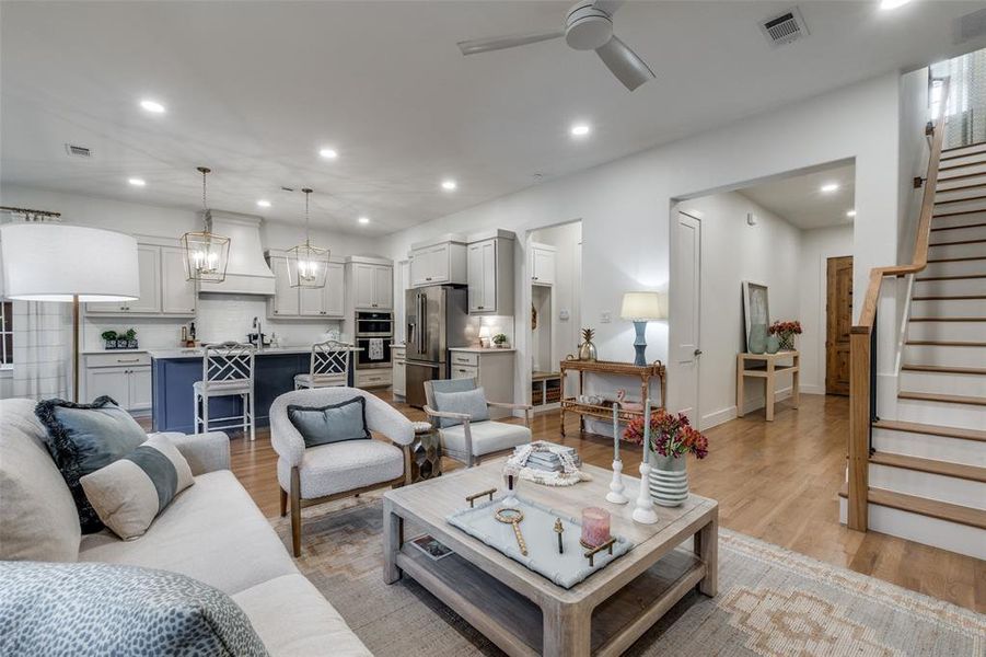 Furnished interior view inside a new home in , Dallas (Image 19).