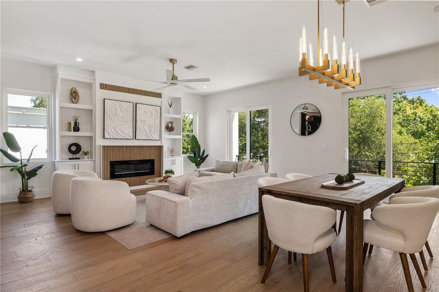 Furnished interior view inside a new home in , Tampa (Image 6).