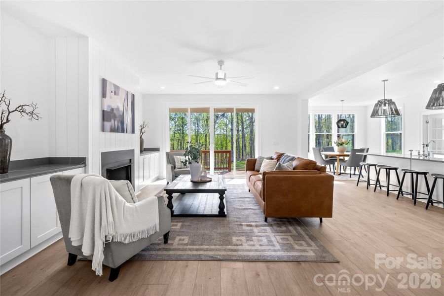 Furnished interior view inside a new home in , Statesville (Image 15). Furnished interior view inside a new home in , Statesville (Image 15).