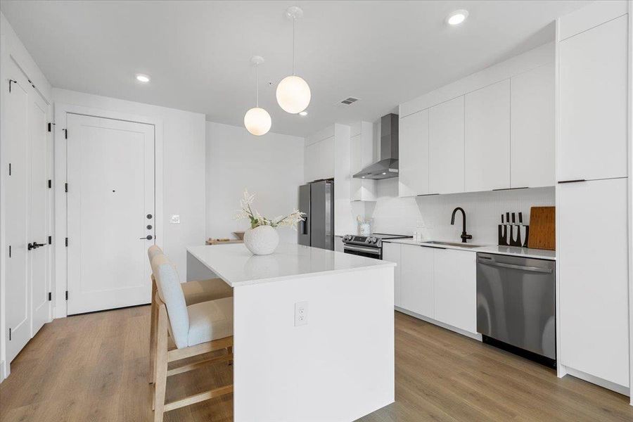 Furnished interior view inside a new home in , Austin (Image 3).