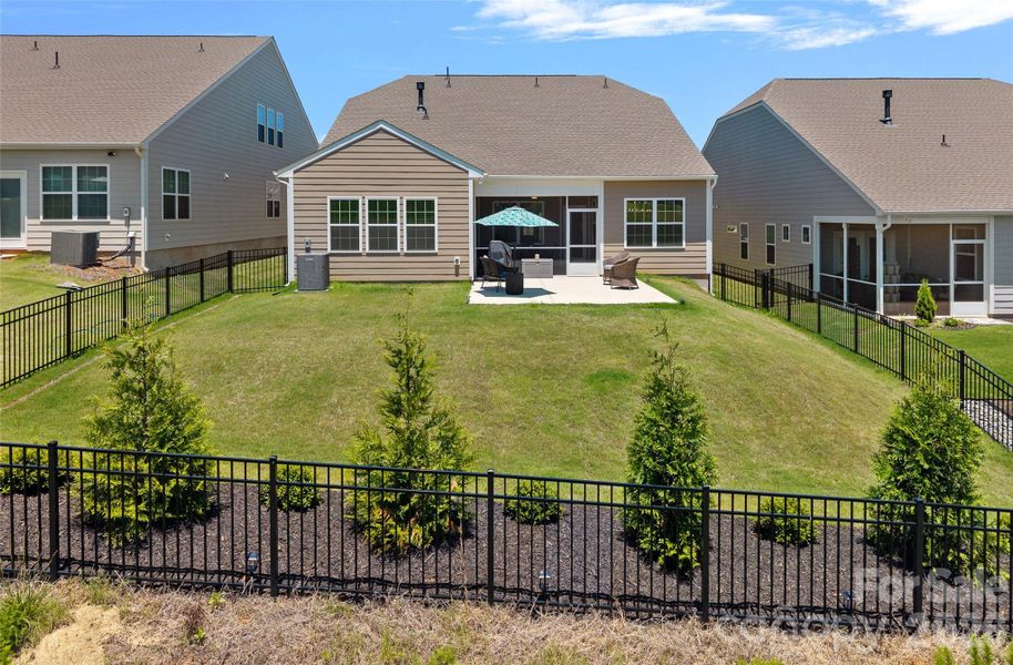 Exterior details and patio area of a home in Elizabeth, Fort Mill (Image 3).