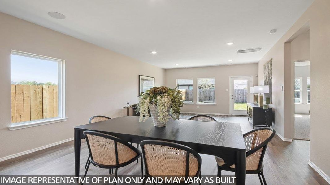Furnished interior view inside a new home in Venetian Pines, Conroe (Image 14).
