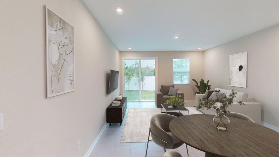 Representative furnished interior of a home built from the Luna by Mattamy Homes in Egret Creek, Jacksonville (Image 7). Representative furnished interior of a home built from the Luna by Mattamy Homes in Egret Creek, Jacksonville (Image 7).
