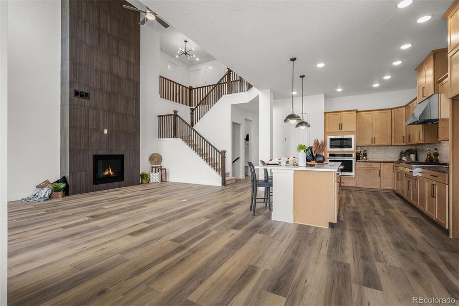 Furnished interior view inside a new home in Cloverleaf – Mountainview Collection, Monument (Image 10). Furnished interior view inside a new home in Cloverleaf – Mountainview Collection, Monument (Image 10).