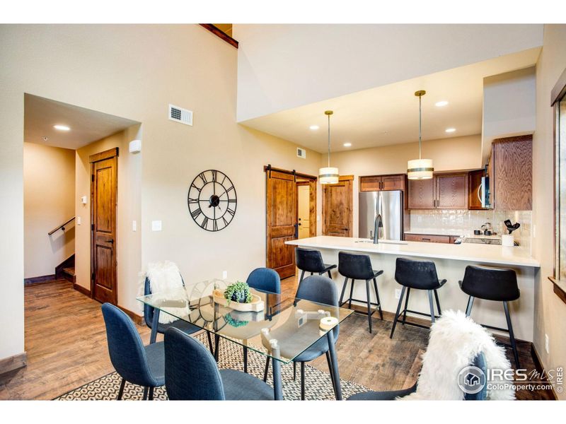 Open concept ideal for entertaining