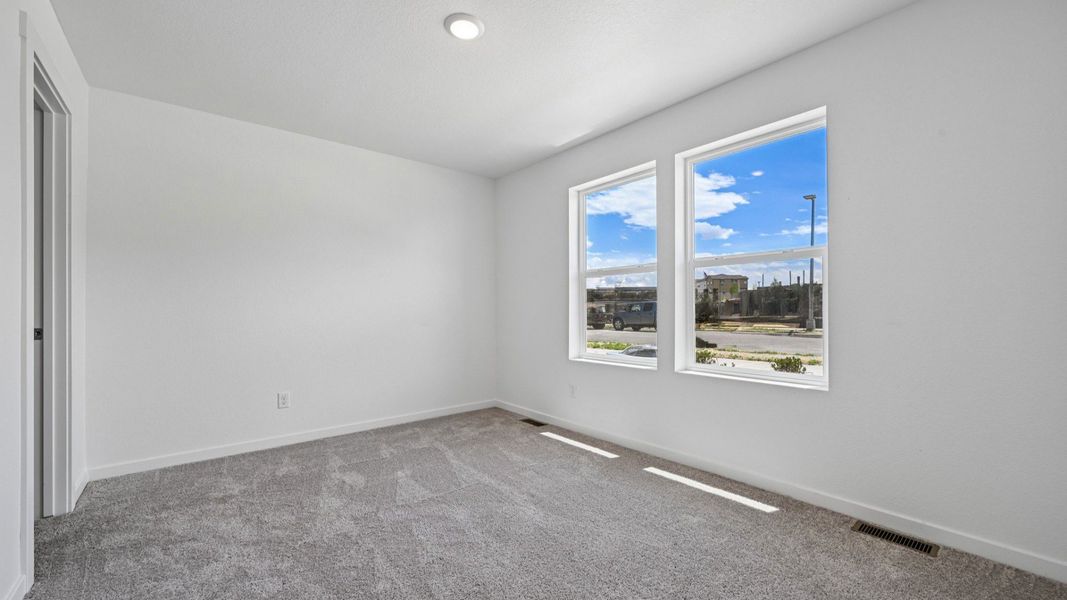 Spacious, unfurnished interior of a new home in Windler Townhomes, Aurora (Image 20). Spacious, unfurnished interior of a new home in Windler Townhomes, Aurora (Image 20).