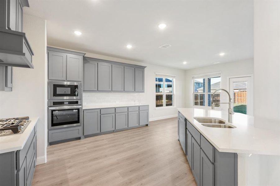 Furnished interior view inside a new home in Star Ranch Classic 50, Godley (Image 16).