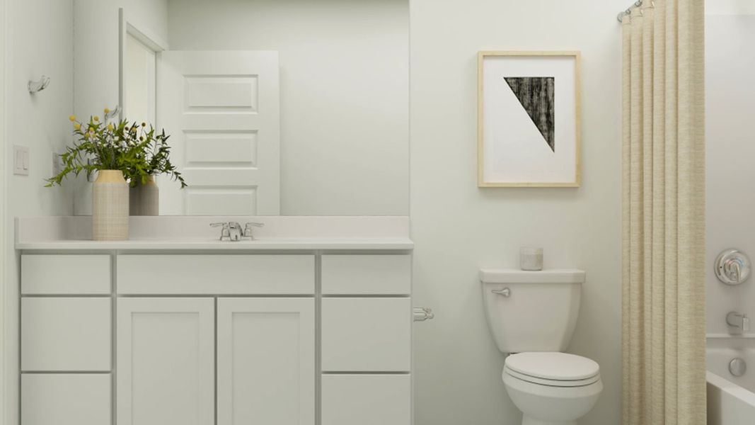 Representative furnished interior of a home built from the Solana Plan 3078 by Lennar in Ventana Ranch: Crest, Buckeye (Image 29). Representative furnished interior of a home built from the Solana Plan 3078 by Lennar in Ventana Ranch: Crest, Buckeye (Image 29).