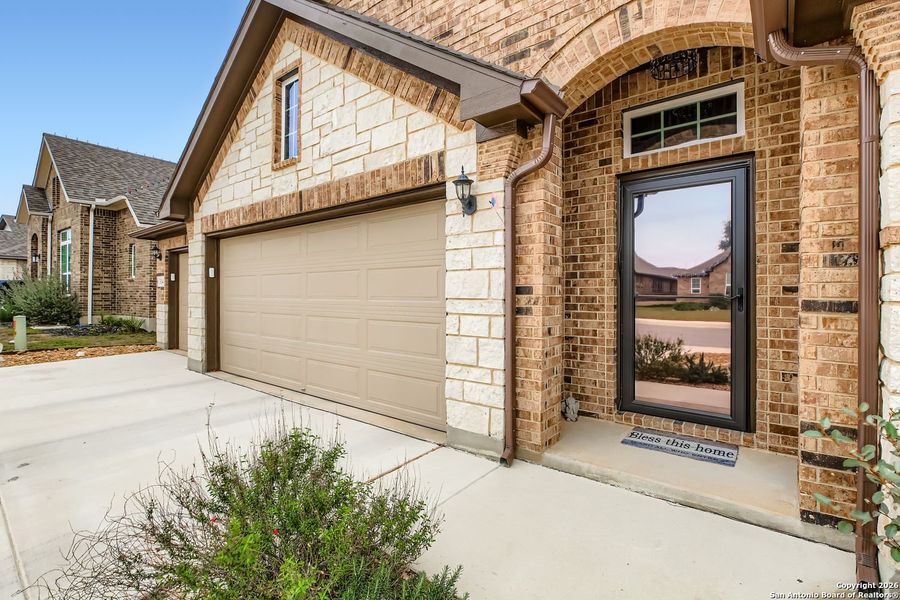 Exterior details and patio area of a home in , Spring Branch (Image 4).
