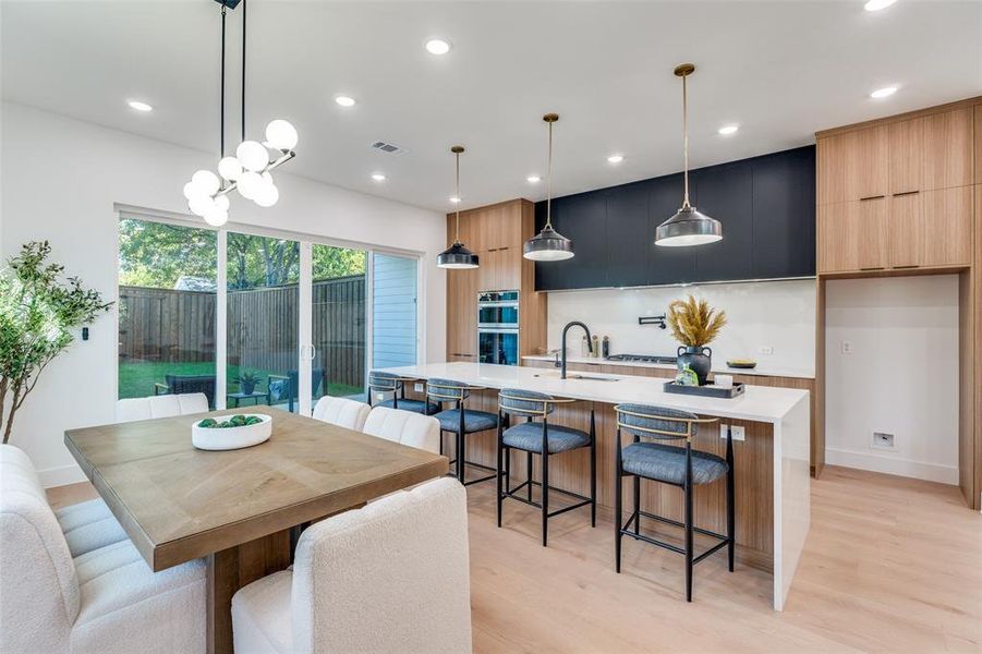 Furnished interior view inside a new home in , Dallas (Image 30).