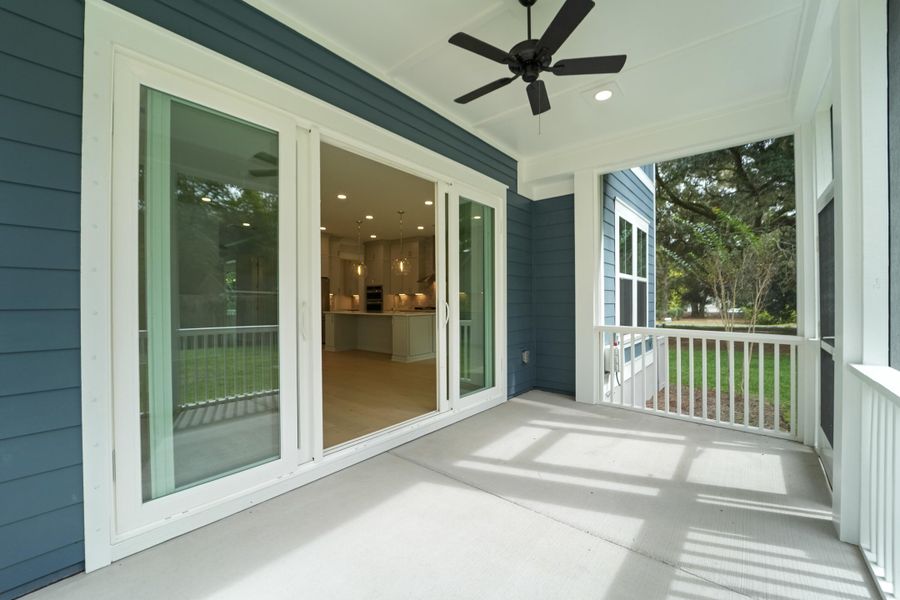 Exterior details and patio area of a home in , Johns Island (Image 27).