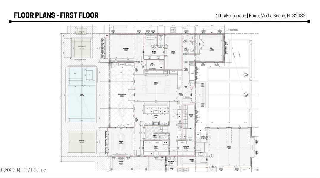 2D floor plan layout of this home in , Ponte Vedra Beach, FL (Image 5).