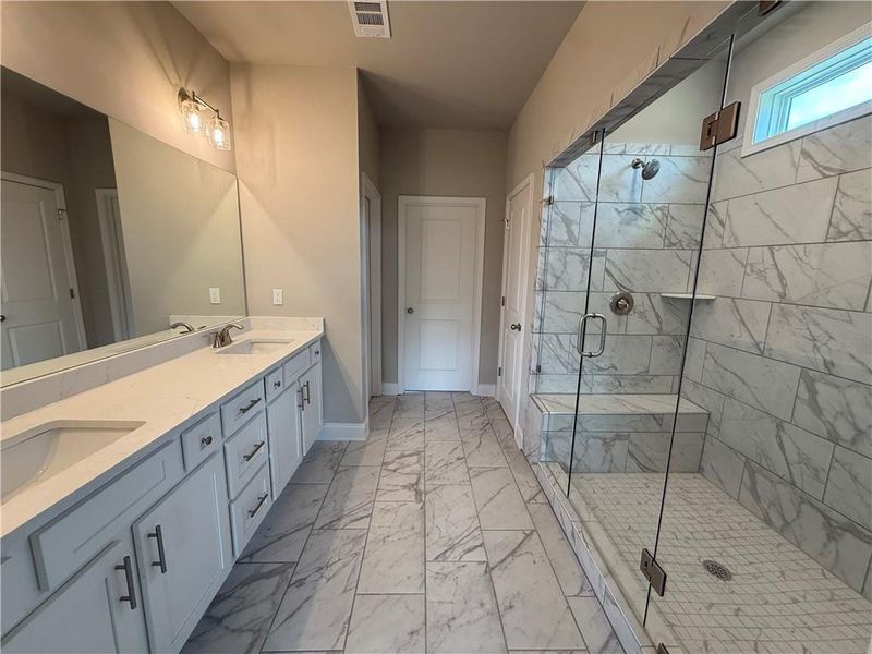 Furnished interior view inside a new home in , Hoschton (Image 13).