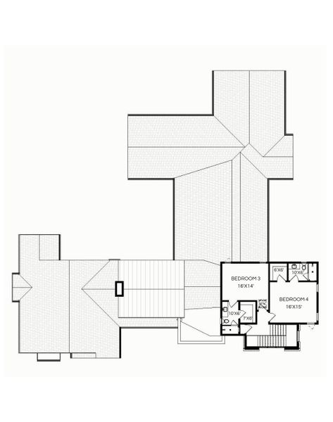 2D floor plan layout of this home in , Montgomery, TX (Image 2).