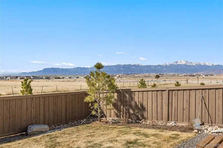 Exterior details and patio area of a home in Sterling Ranch, Colorado Springs (Image 3).