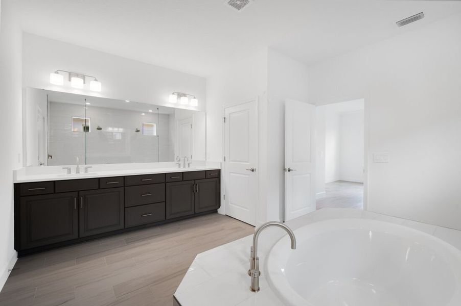 Furnished interior view inside a new home in Harvest at Ovation, Winter Garden (Image 17). Furnished interior view inside a new home in Harvest at Ovation, Winter Garden (Image 17).