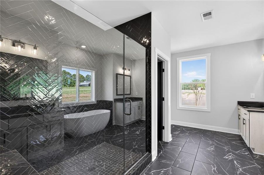 Furnished interior view inside a new home in The Meadows at Lake Circle, Buchanan (Image 33).