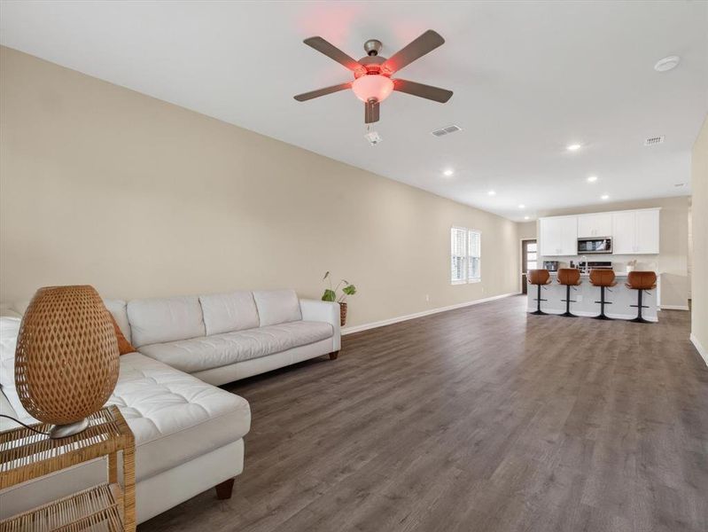 Furnished interior view inside a new home in Eastridge - Spring Series, McKinney (Image 12).