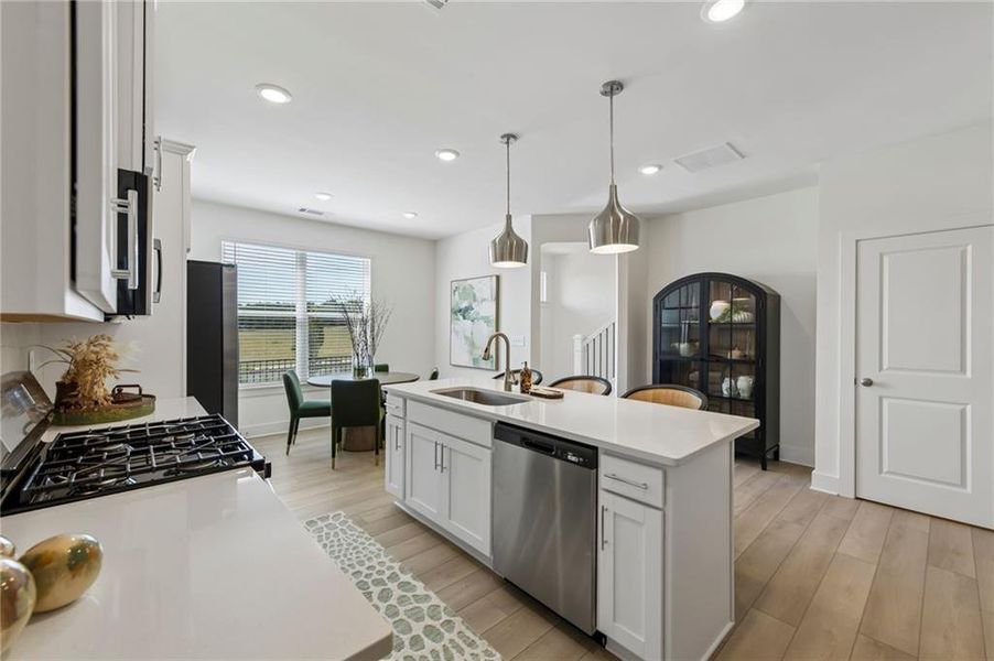 Furnished interior view inside a new home in Tribute, Hoschton (Image 14).