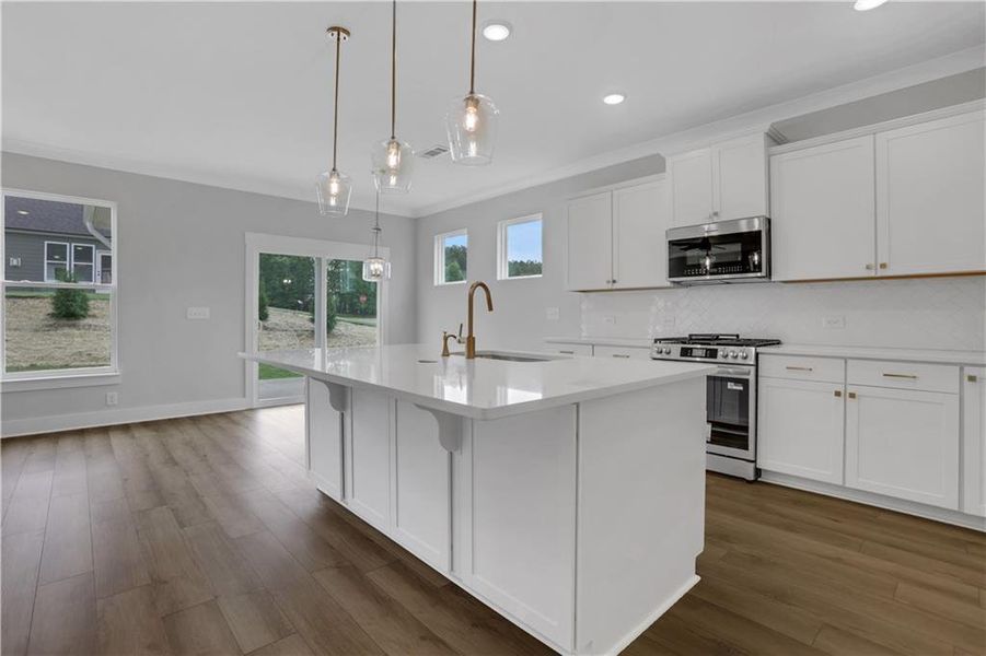 Furnished interior view inside a new home in , Loganville (Image 11).