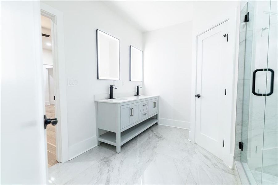 Furnished interior view inside a new home in , Monroe (Image 7).