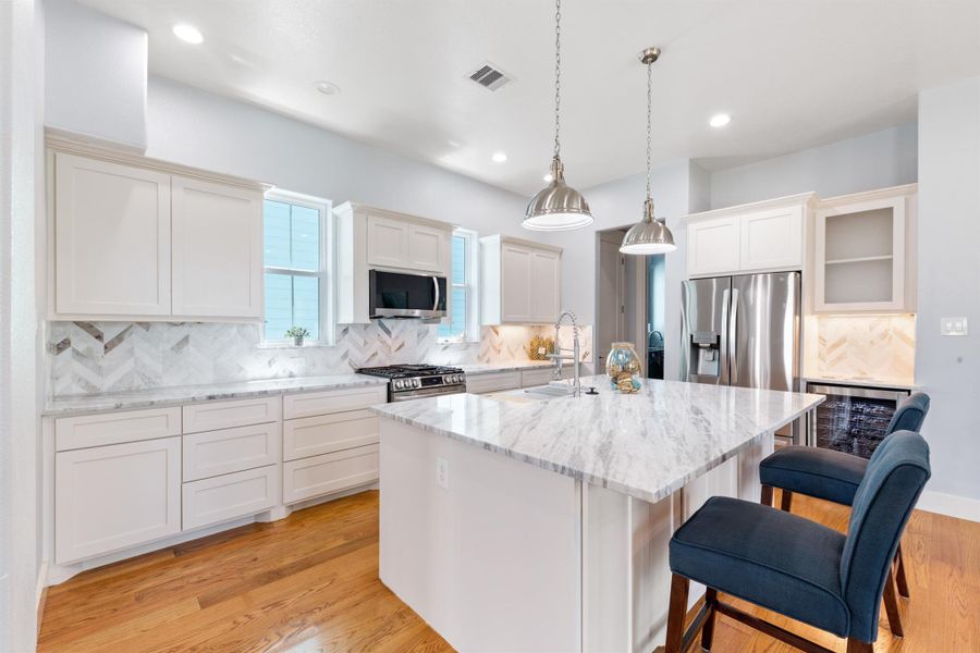 Furnished interior view inside a new home in , Galveston (Image 3).