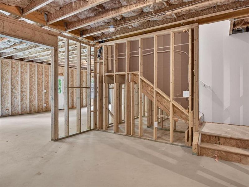 In-progress construction of a new home in , Dallas, GA (Image 37).