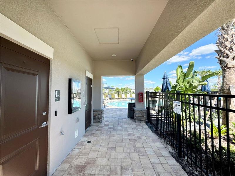 Exterior details and patio area of a home in Marion Creek, Haines City (Image 4).