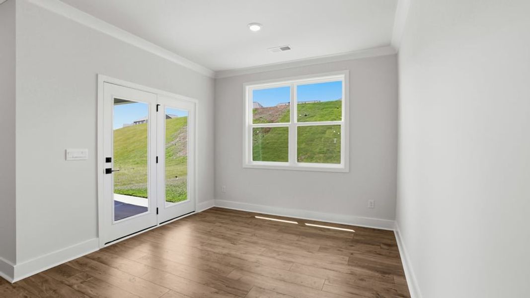 Spacious, unfurnished interior of a new home in Whitehawk Meadows, Travelers Rest (Image 26). Spacious, unfurnished interior of a new home in Whitehawk Meadows, Travelers Rest (Image 26).