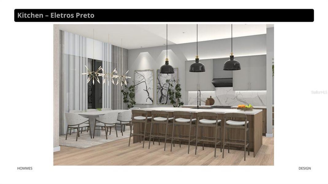 Furnished interior view inside a new home in , Winter Park (Image 18).