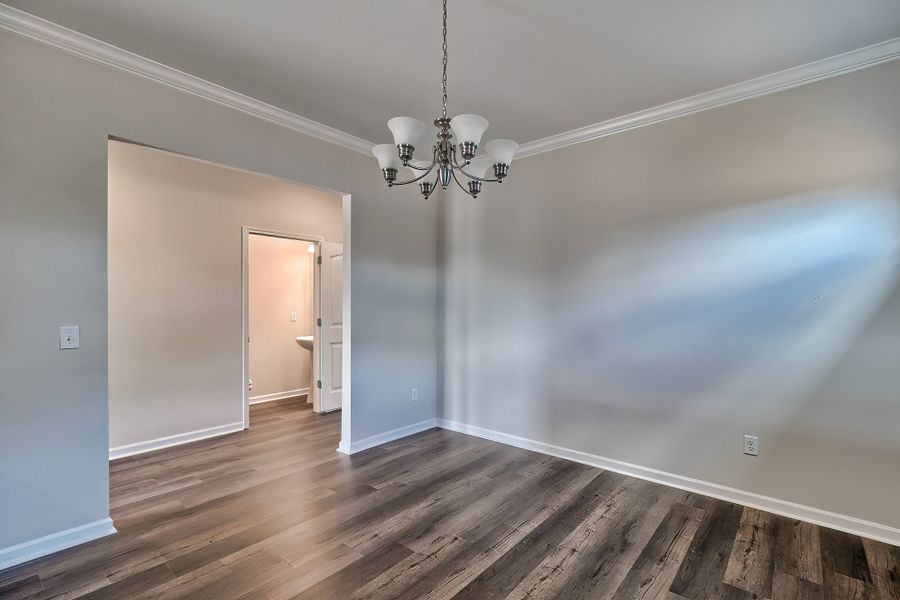 Representative unfurnished interior of a home built from the Devereaux II by Great Southern Homes in Beach Forest, Sumter (Image 32). Representative unfurnished interior of a home built from the Devereaux II by Great Southern Homes in Beach Forest, Sumter (Image 32).