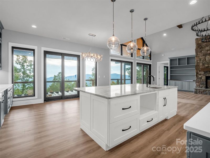Furnished interior view inside a new home in , Mill Spring (Image 9).