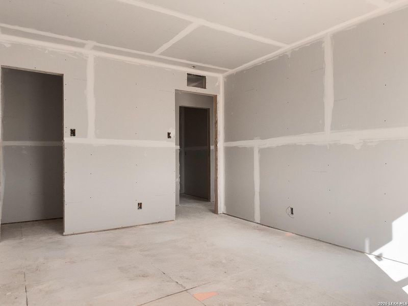 In-progress construction of a new home in Cordova Trails, Seguin, TX (Image 21).