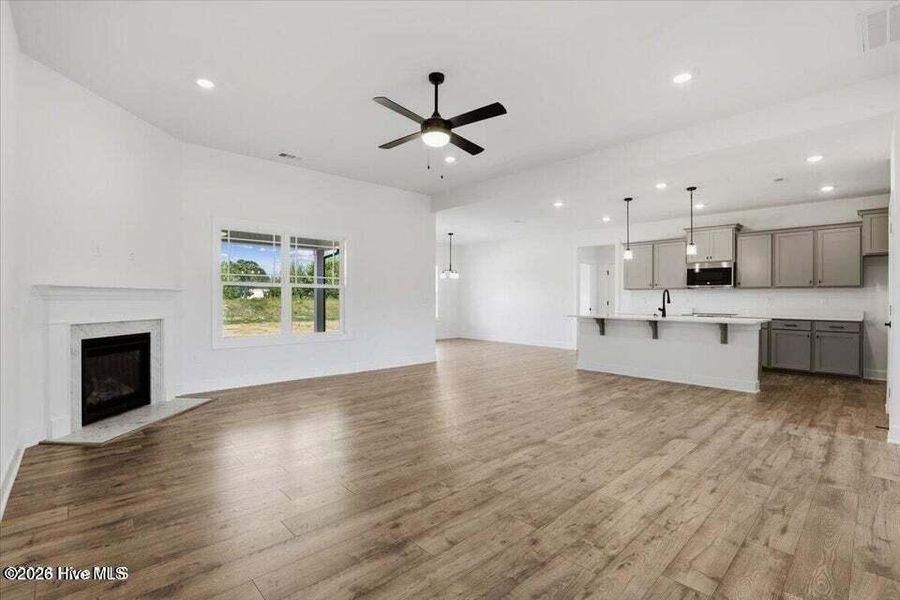 Spacious, unfurnished interior of a new home in Wood Creek Landing, Leland (Image 15). Spacious, unfurnished interior of a new home in Wood Creek Landing, Leland (Image 15).