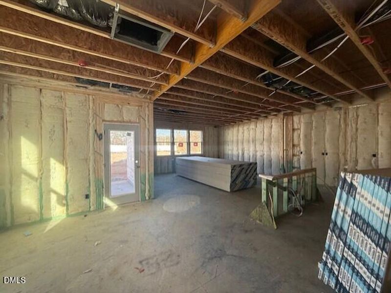 In-progress construction of a new home in Gregory Village, Lillington, NC (Image 26).