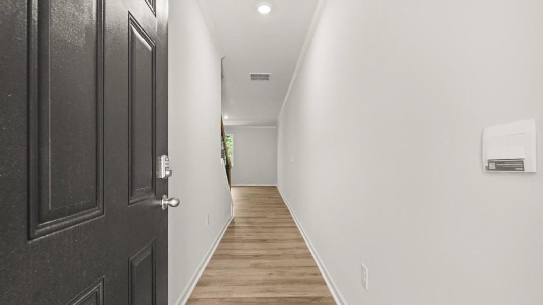Spacious, unfurnished interior of a new home in Falcon Landing Townhomes, Gainesville (Image 14). Spacious, unfurnished interior of a new home in Falcon Landing Townhomes, Gainesville (Image 14).