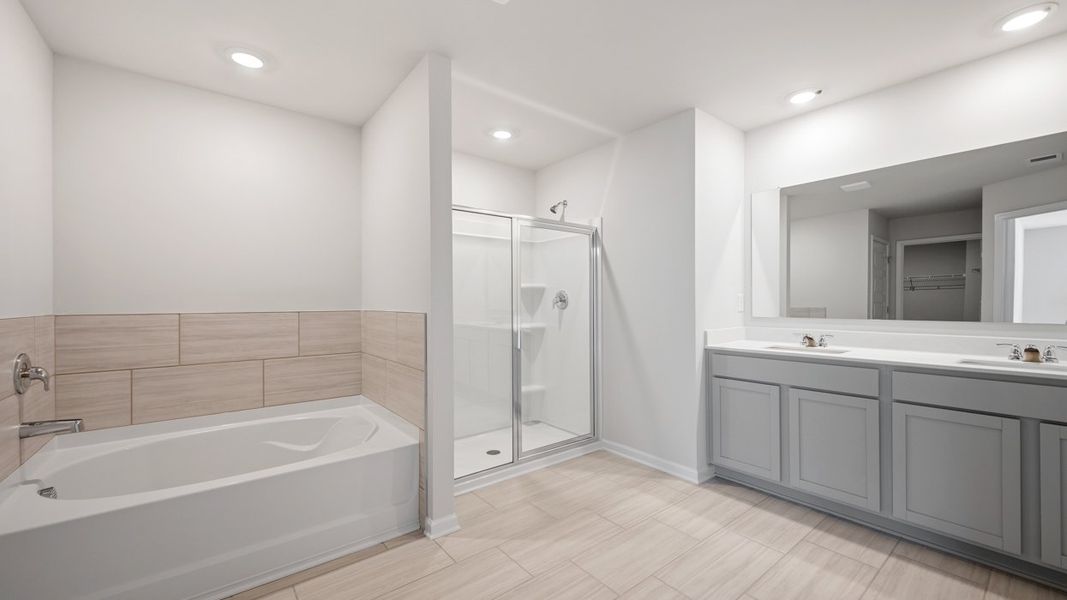 Furnished interior view inside a new home in Independence Villas and Townhomes, Loganville (Image 9).