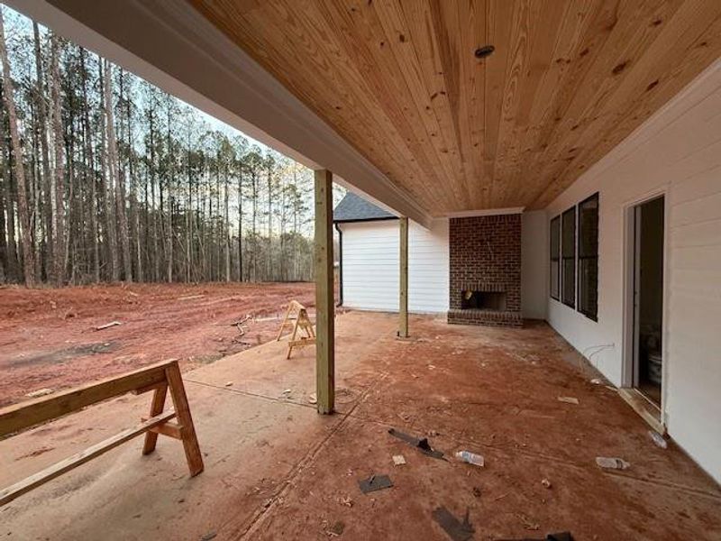 In-progress construction of a new home in , Temple, GA (Image 18).