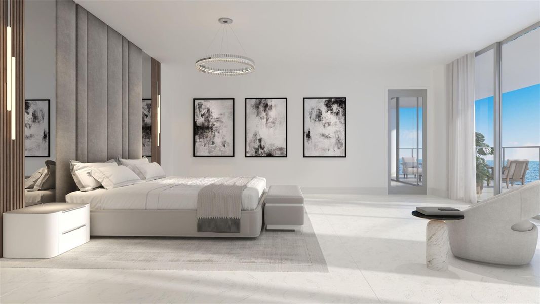 Artist's rendering Bedroom