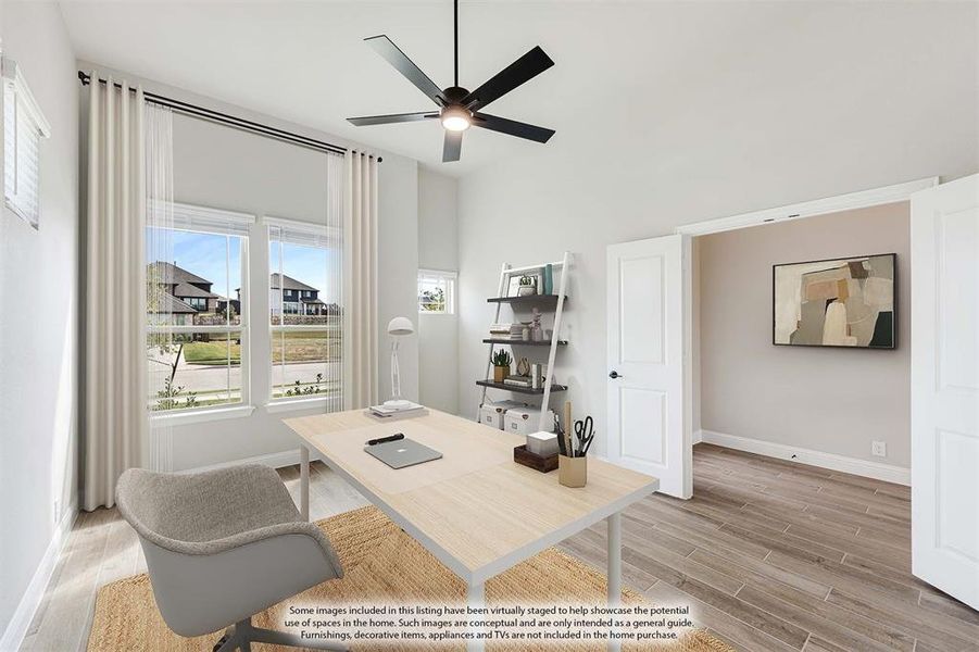 Furnished interior view inside a new home in Devonshire Classic 60-65, Forney (Image 7).