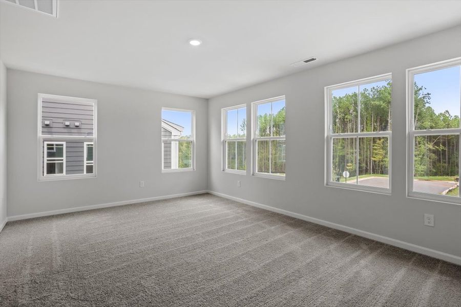 Spacious, unfurnished interior of a new home in Sweetbrier, Durham (Image 21).