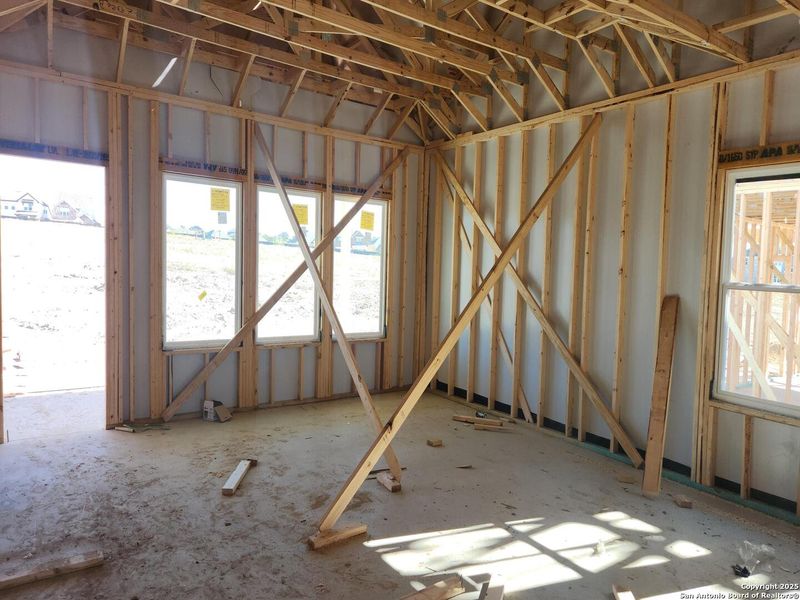 In-progress construction of a new home in Arcadia Ridge, San Antonio, TX (Image 17). In-progress construction of a new home in Arcadia Ridge, San Antonio, TX (Image 17).