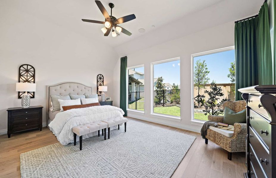 Representative furnished interior of a home built from the 3546 by Ravenna Homes in Artavia 70′, Conroe (Image 13).