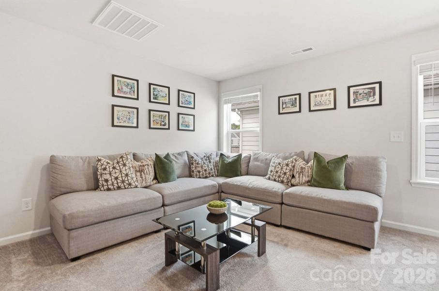 Furnished interior view inside a new home in , Charlotte (Image 28).