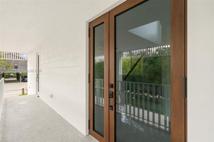 Exterior details and patio area of a home in , Key Largo (Image 28).