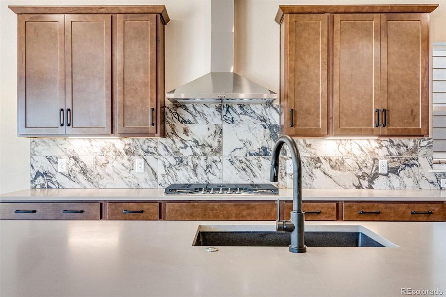 Furnished interior view inside a new home in Ensemble at The Aurora Highlands, Aurora (Image 5). Furnished interior view inside a new home in Ensemble at The Aurora Highlands, Aurora (Image 5).