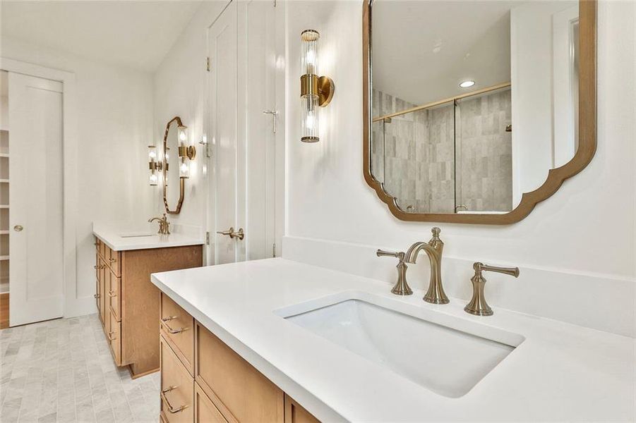 Furnished interior view inside a new home in Gardens at Arbor Springs, Newnan (Image 13).